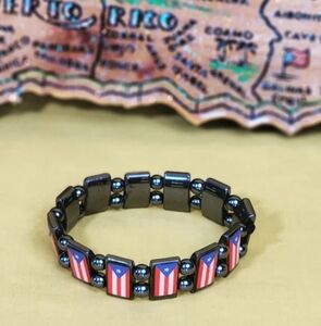 Bracelet Puerto Rico flag bracelet